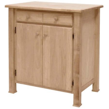 2-Door 2-Drawer Kitchen Work Center