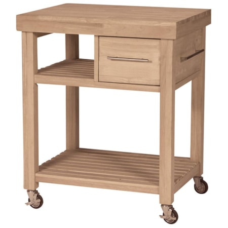 Kitchen Work Center with Castors