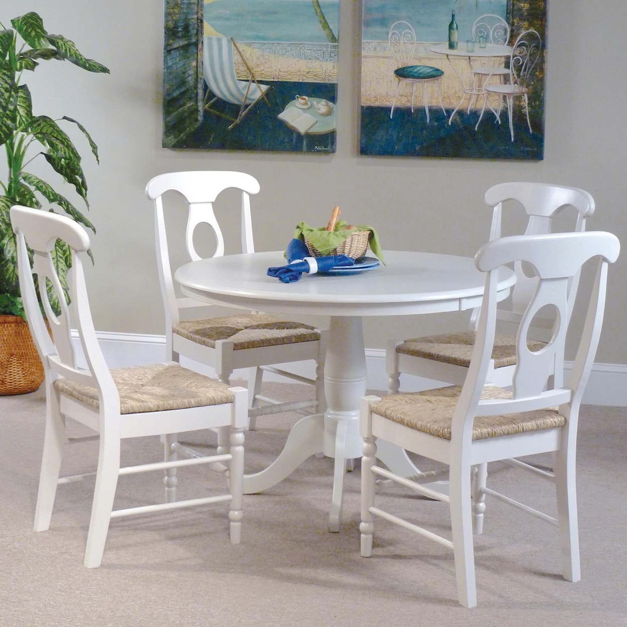 John Thomas Simply Linen Table and Chair Set