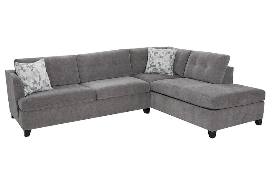 422 2 PIECE SECTIONAL W/QUEEN SLEEPER by Jonathan Louis at Darvin Furniture