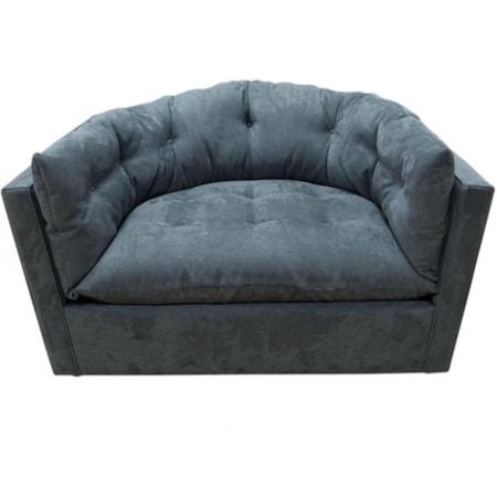 Traditional Biscayne Swivel Accent Chair