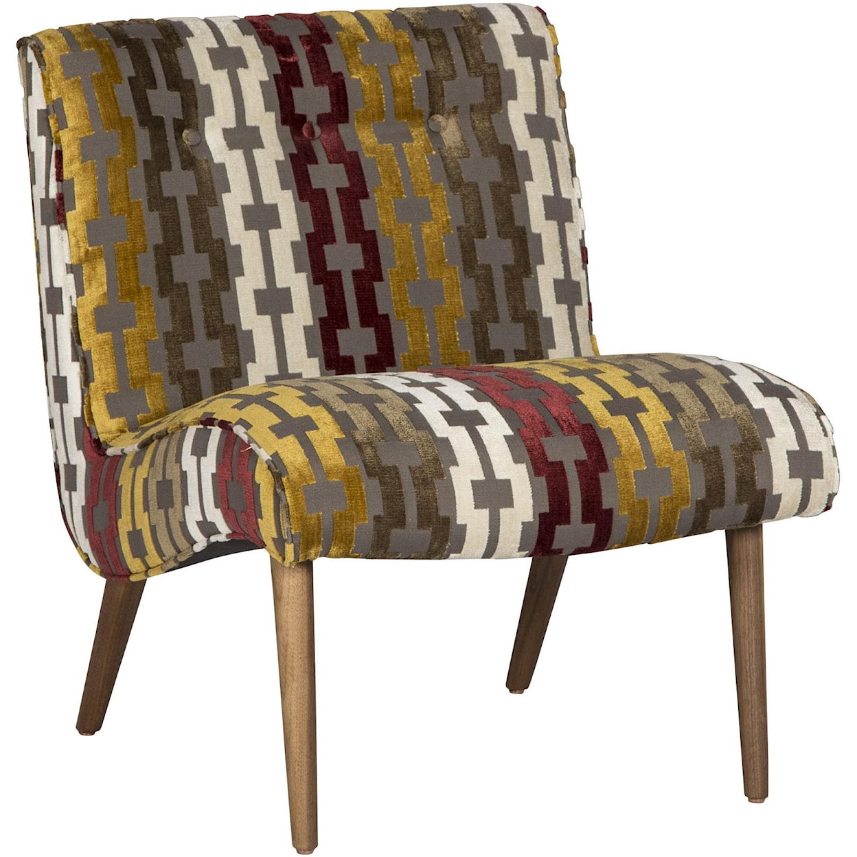 Jonathan Louis Accentuates Forbes Armless Accent Chair