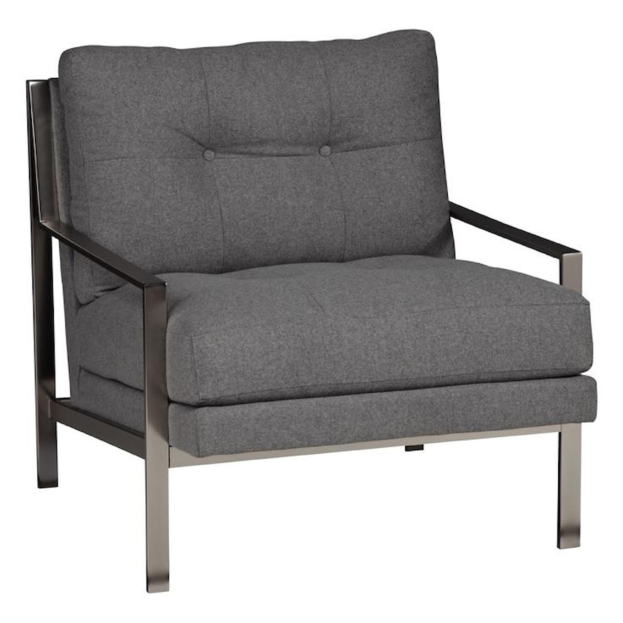 Jonathan Louis Accentuates Mansfield Metal Accent Chair