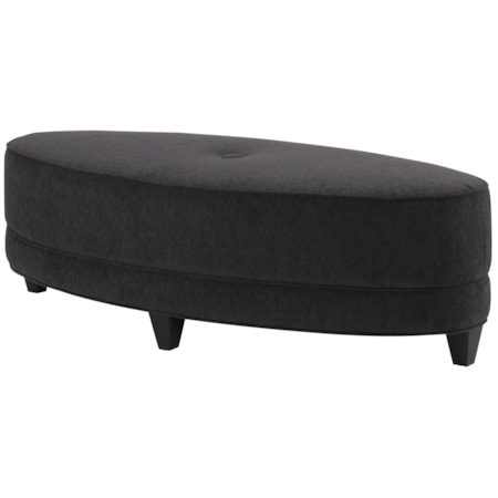 Glendora Oval Ottoman