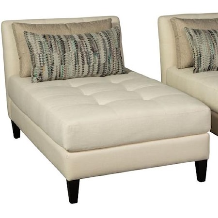 Brooklyn Chaise with Tufted Seat