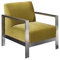 Morrissey Metal Contemporary Accent Chair
