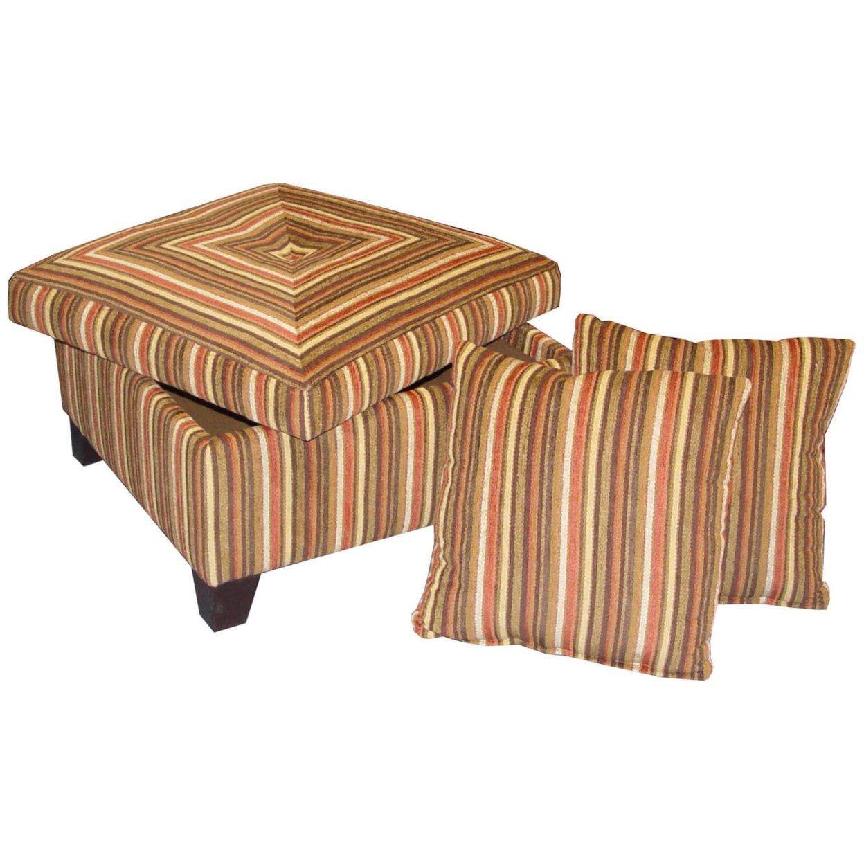 Jonathan Louis Accentuates 32" Storage Ottoman