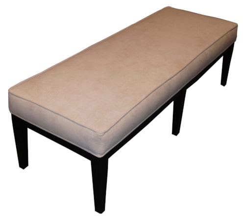Hepburn Bench with Upholstered Seat