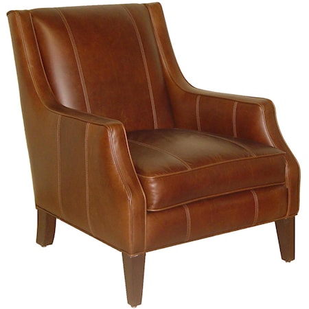 Miles Leather Accent Chair