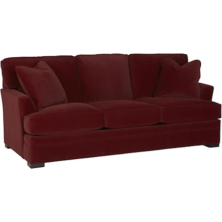 Sofa with Pluma Plush Cushions