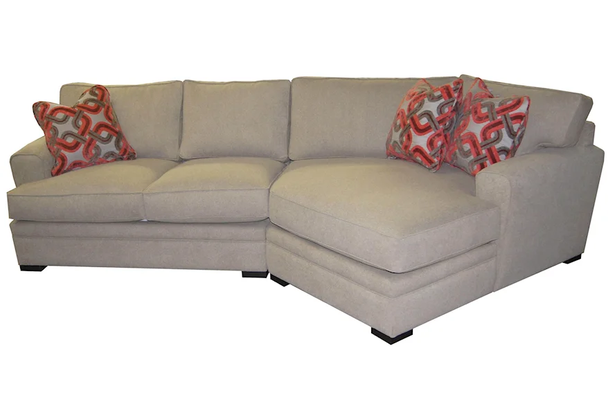 Choices - Aries 2-Piece Cuddler Sectional by Jonathan Louis at Fashion Furniture