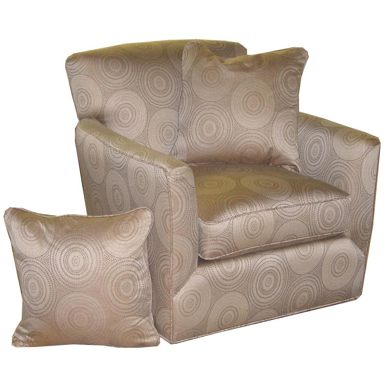Jonathan Louis Accentuates Upholstered Chair