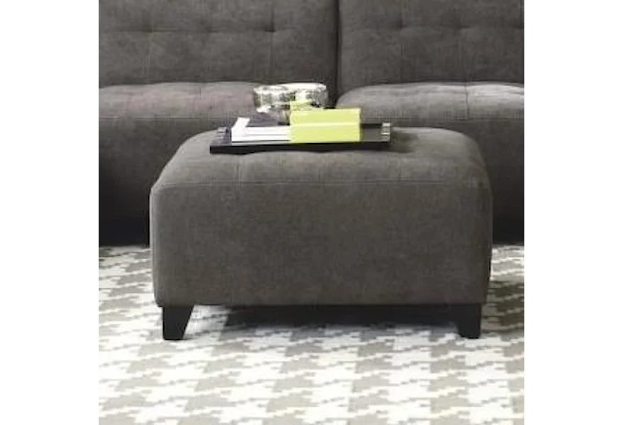 Belaire Contemporary Ottoman by Jonathan Louis at Fashion Furniture