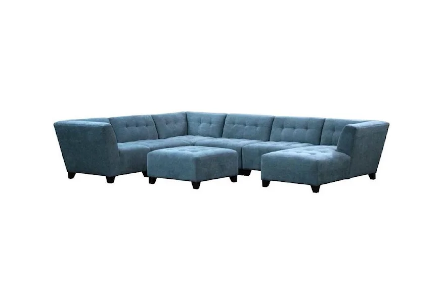Belaire Contemporary Sectional  by Jonathan Louis at Morris Home