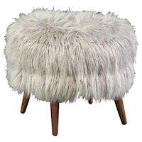 Round Accent Footstool