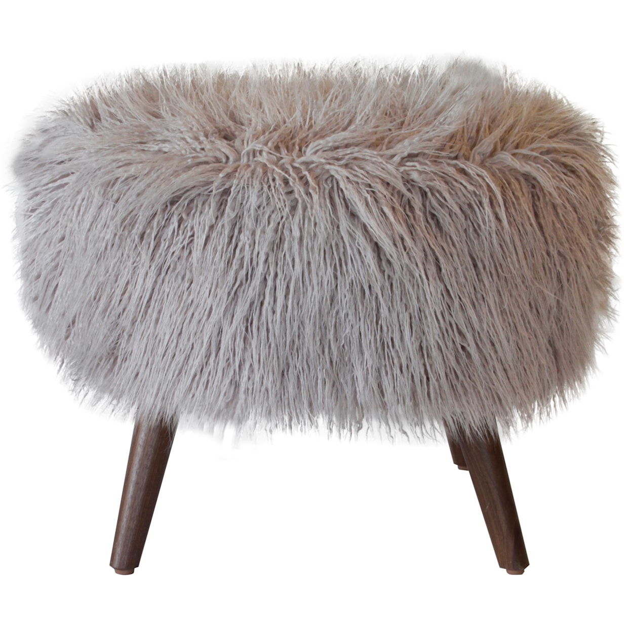 Jonathan Louis Bibi Round Accent Footstool