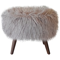 Round Accent Footstool