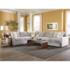 Jonathan Louis Blissful 5-Seat Sectional w/ RAF Memory Foam Sleeper