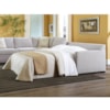 Jonathan Louis Blissful 5-Seat Sectional w/ RAF Memory Foam Sleeper