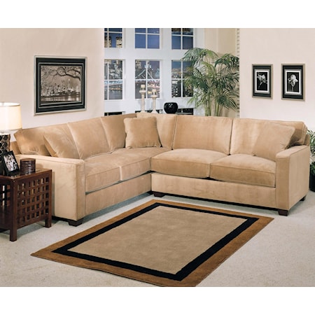 2-Piece Stationary Sectional