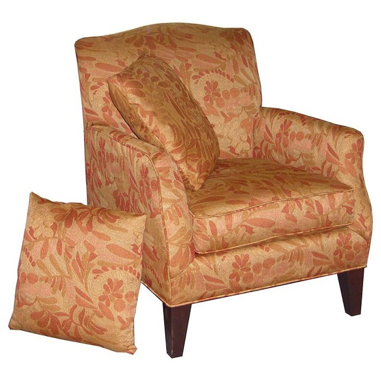 Jonathan Louis Ceres Accent Chair with 2 Toss Pillows