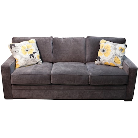 Sofa with Pluma Plush Cushions
