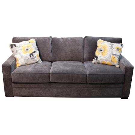 Sofa with Pluma Plush Cushions