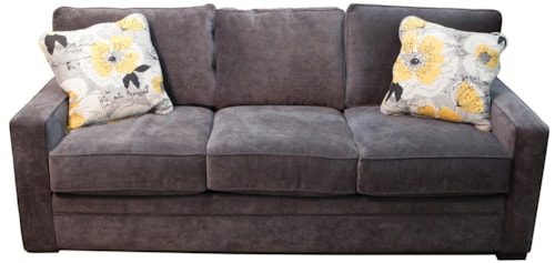 Contemporary Sofa with Pluma Plush Cushions