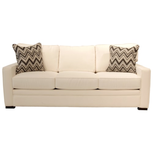 Contemporary Sofa with Track Arms