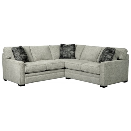 2-Piece Sectional with Pluma Plush Cushions