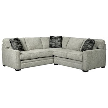 2-Piece Sectional with Pluma Plush Cushions