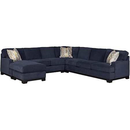 4-Piece Sectional with Chaise 