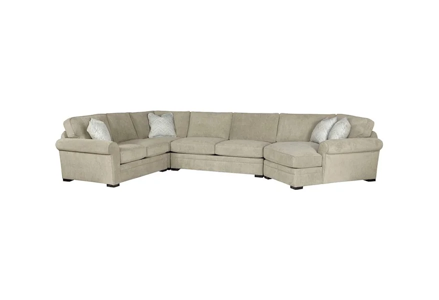 Choices - Orion 4-Piece Cuddler Sectional by Jonathan Louis at Morris Home