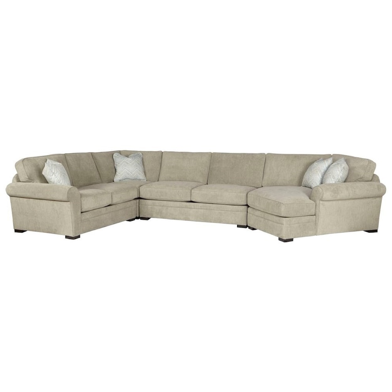 Jonathan Louis Choices - Orion 4-Piece Cuddler Sectional