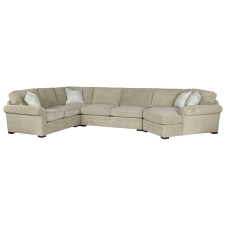 4-Piece Cuddler Sectional