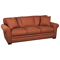 Casual Sofa with Pluma Push Cushions