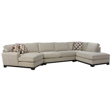 4-Pc Chaise Sectiona
