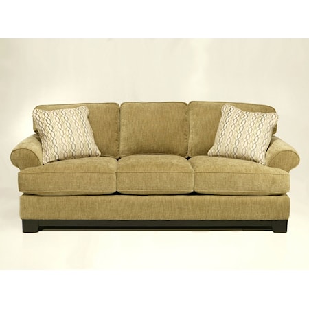 Sofa with Pluma Plush Cushions