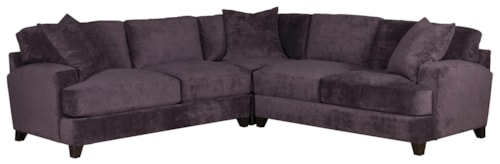 Casual-Contemporary 3 pc. Sectional