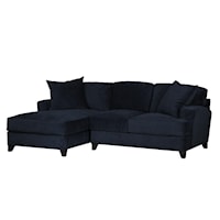 Casual-Contemporary 2 pc. Chaise Sectional Sofa