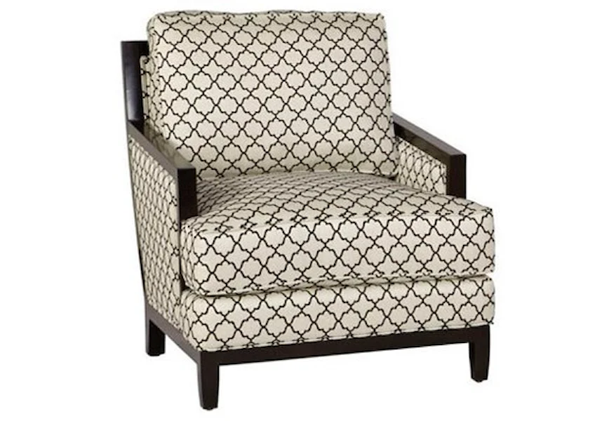 Clarice Wood Accent Chair by Jonathan Louis at Morris Home