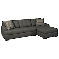 Casual 3-Seat Chaise Sectional with RAF Chaise