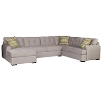 Casual 5-Seat Sectional Sofa w/ LAF Chaise
