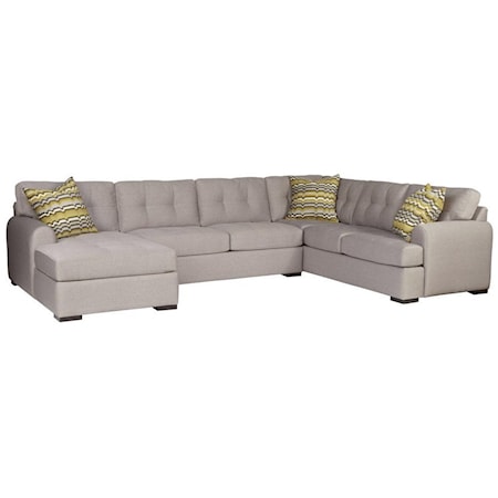 5-Seat Sectional Sofa w/ LAF Chaise