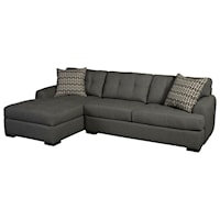 Casual 3-Seat Chaise Sectional with LAF Chaise