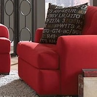 Casual Upholstered Arm Chair