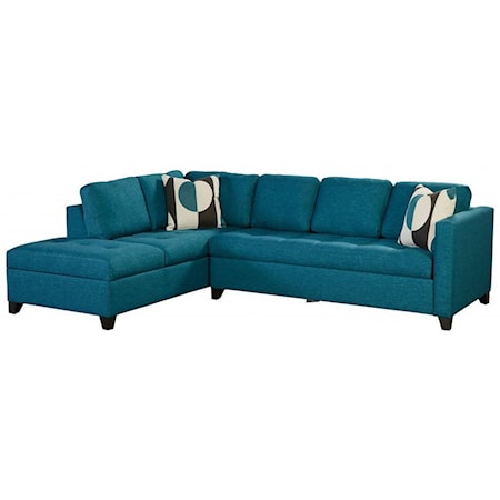 4-Seat Sectional Sofa w/ RAF Sleeper