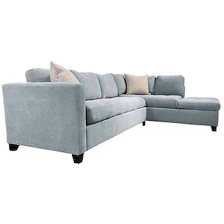4-Seat Sectional Sofa w/ LAF Sleeper