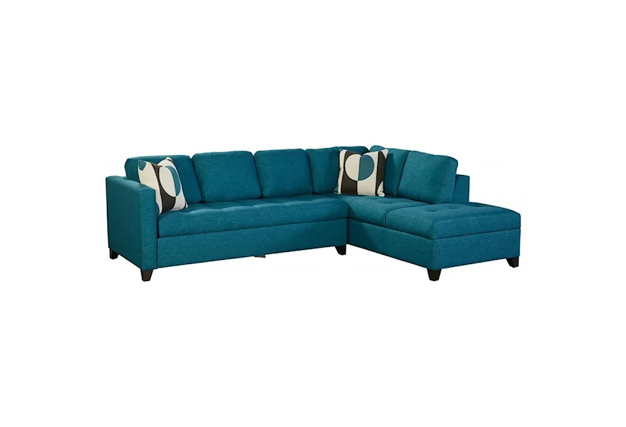 Dexter 4-Seat Sectional Sofa w/ LAF Sleeper by Jonathan Louis at Morris Home