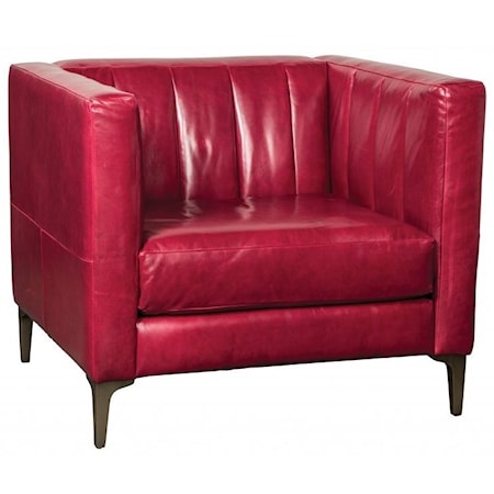 Contemporary Leather Upholstered Chair